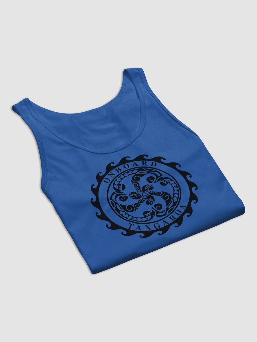 "Onboard Tangaroa" Jersey Tank – Clean, Cool, Everyday Comfort (Dark Colours) product image (8)