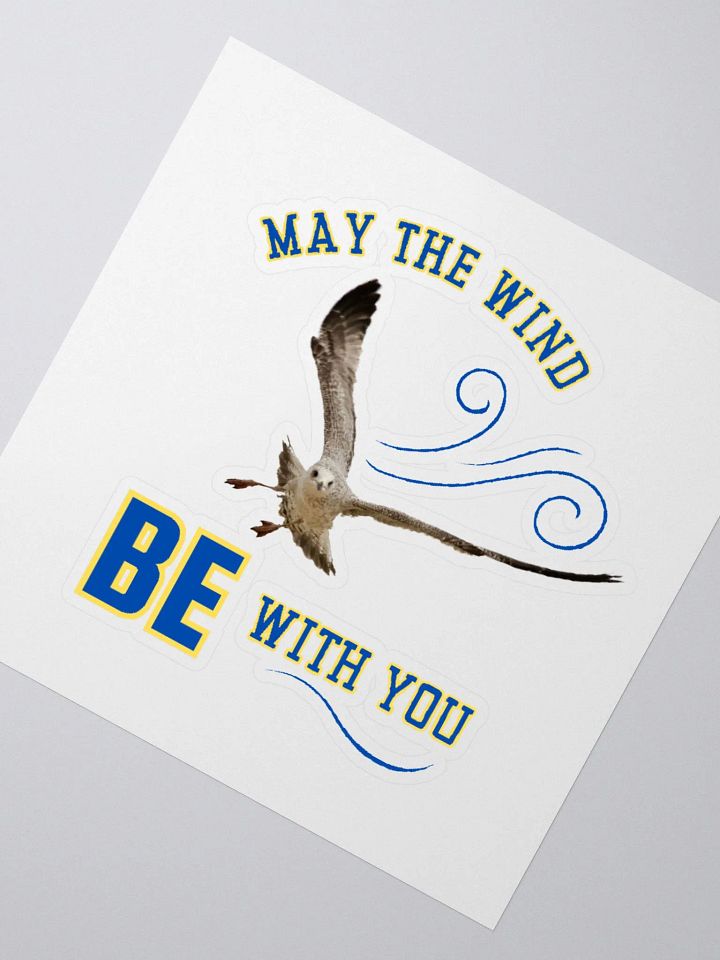 May the Wind Be With You - Kiss Cut Gull Stickers product image (5)
