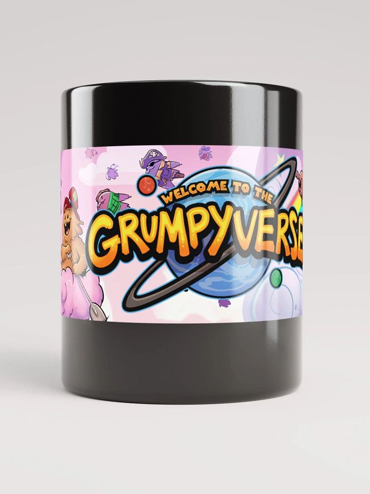 welcome to Grumpyverse - Black Glossy Mug product image (3)