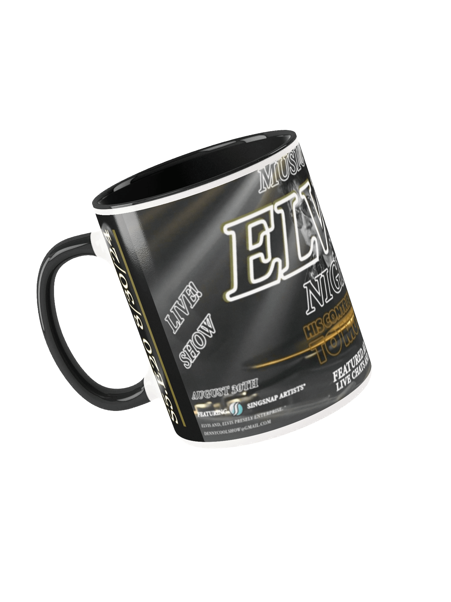 Limited Edition Elvis Night Ceramic Mug product image (9)