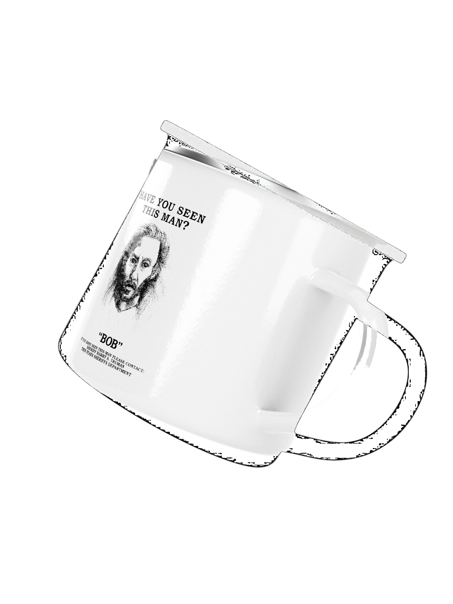 HAVE YOU SEEN THIS MAN ENAMEL MUG product image (3)