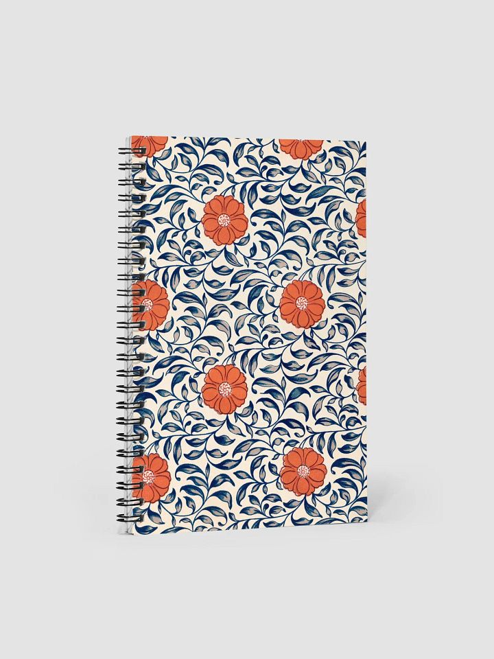 Chinese Floral Ornament Pattern Spiral Notebook product image (1)
