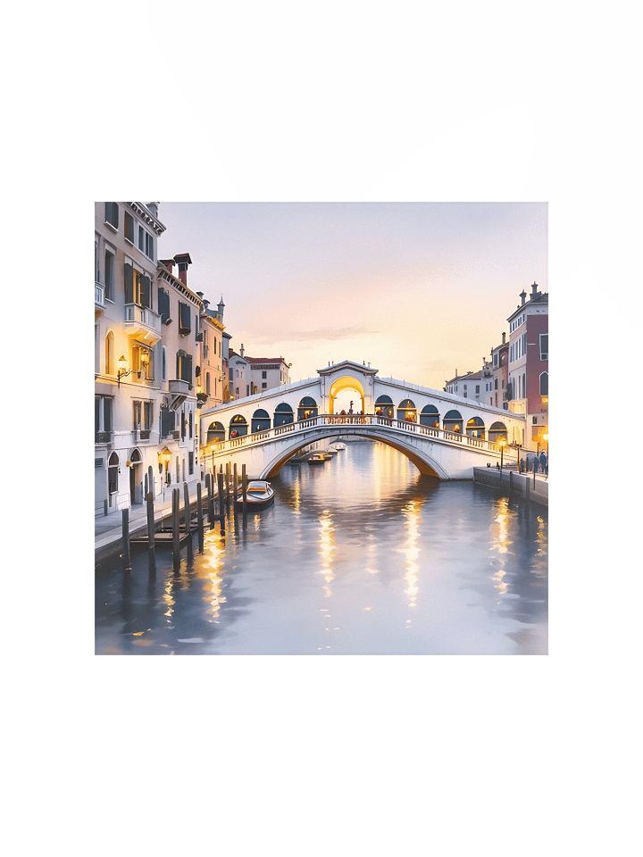 Rialto - Venice -Sunset Serenity Bridge Poster product image (3)