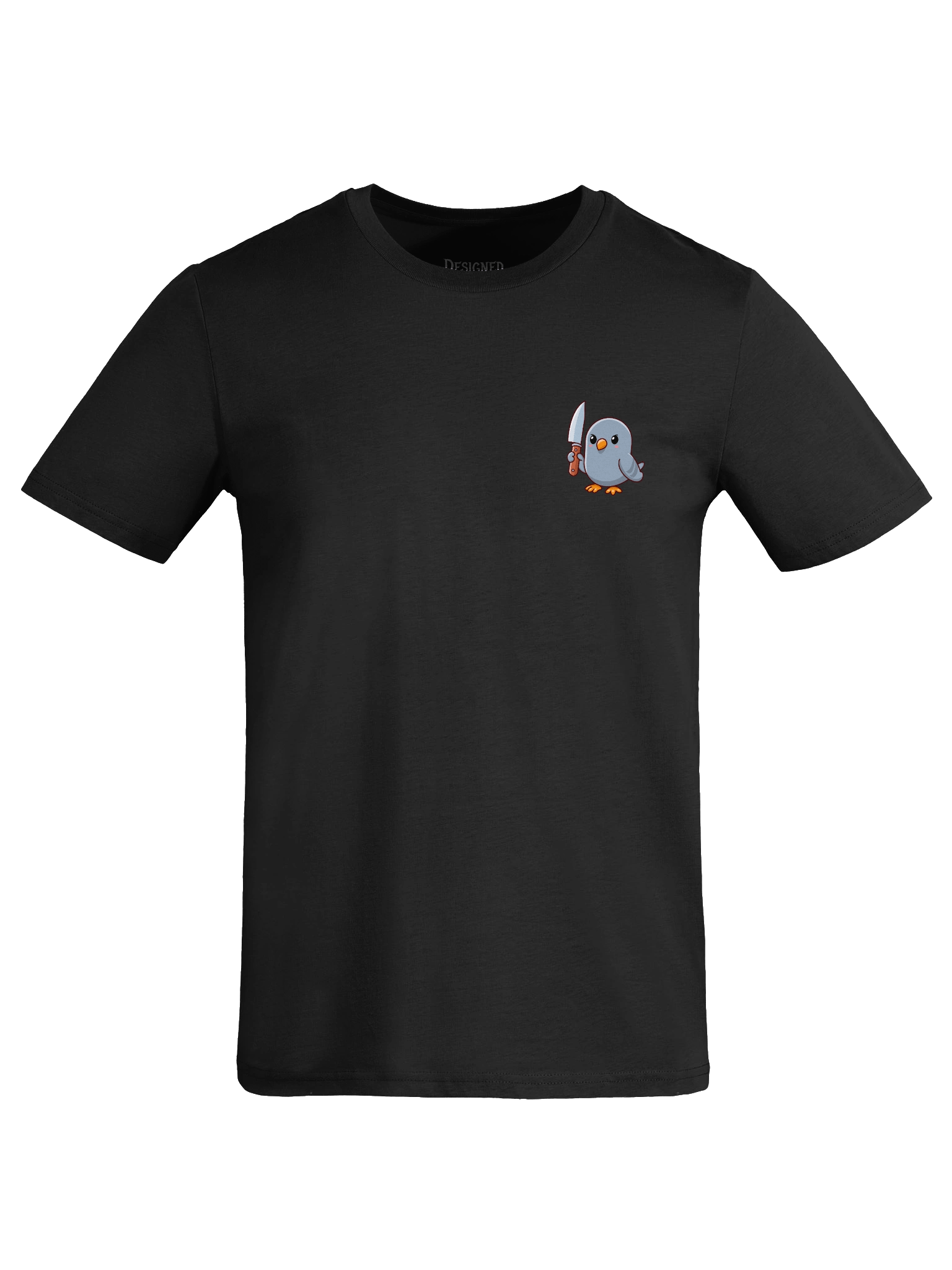 Angry Pigeon with Knife T-Shirt product image (7)
