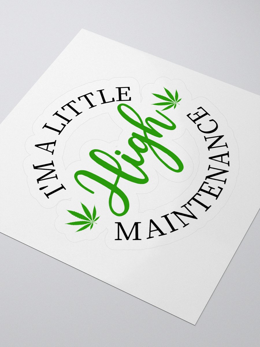 High Maintenance Sticker product image (12)