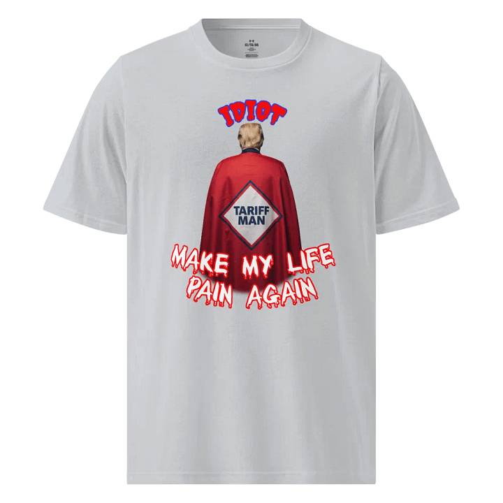 IDIOT TARIFF MAN: Bold and Sarcastic Athletic Tee product image (1)