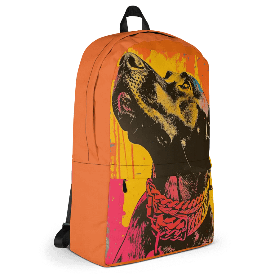 Black Labrador All-Over Print Backpack product image (7)