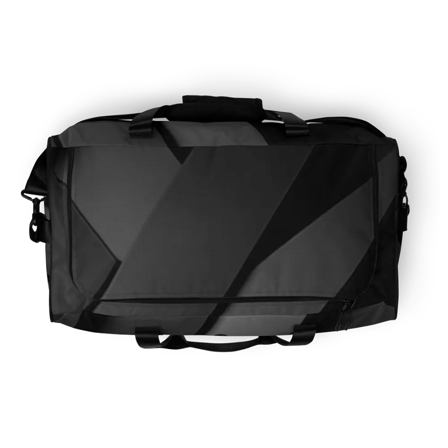 Black/Grey Steel look All-Over Print Duffle Bag : Luigi & Ariel Logo product image (7)