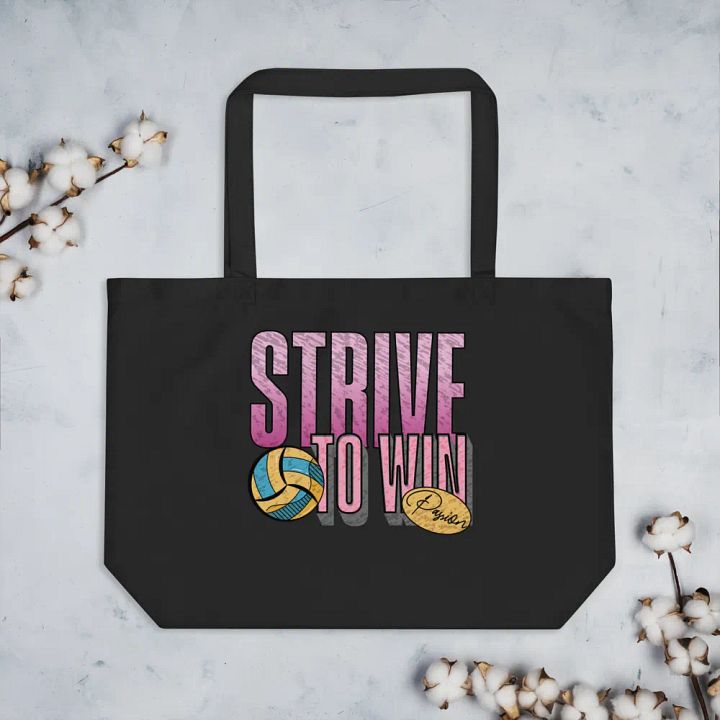 Strive To Win Passion Volleyball Tote product image (2)