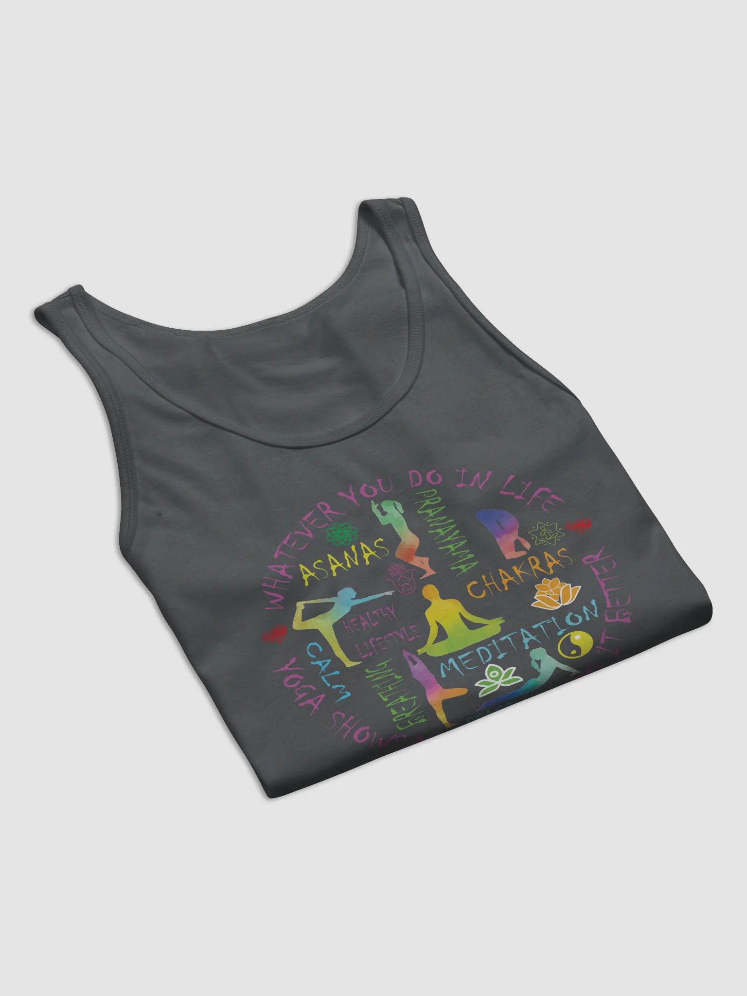 Yoga Meditation Trainer Chakra Asanas Yogi Class Tanktop product image (8)