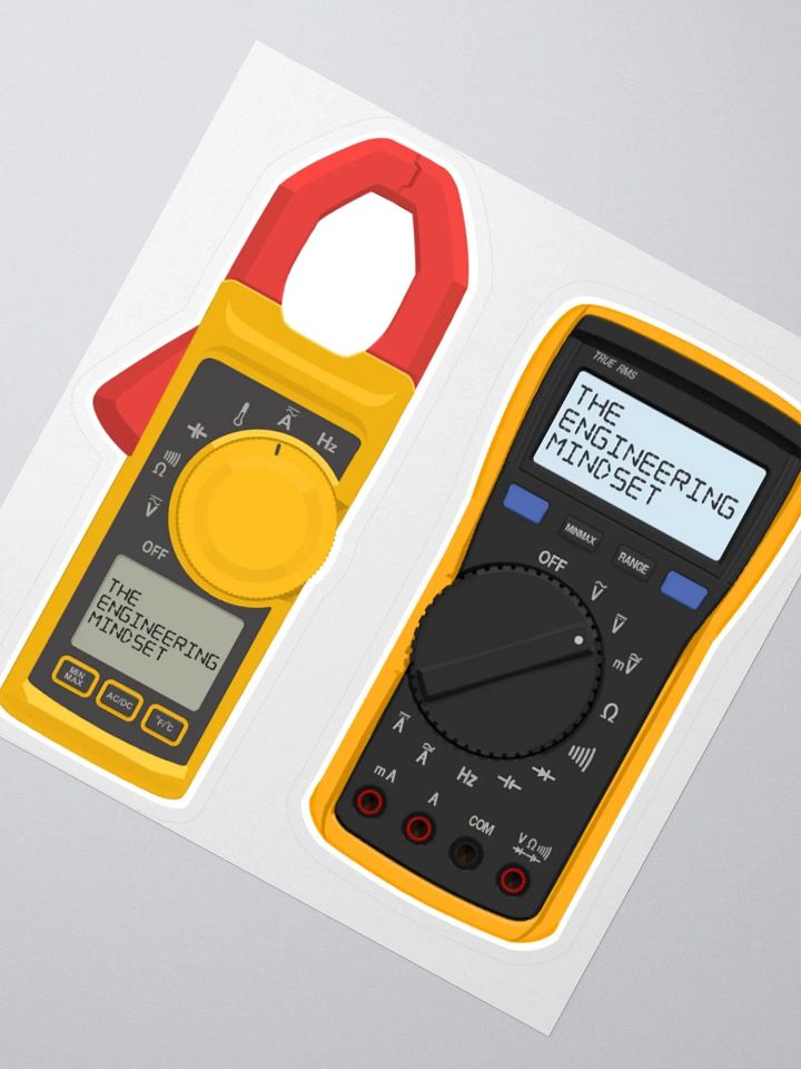 Clamp meter and miltimeter - stickers product image (2)