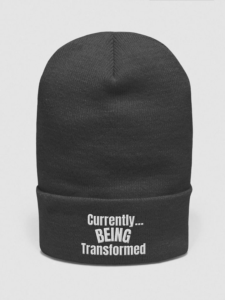 Currently....Being Transformed Beanie (White Thread) product image (26)