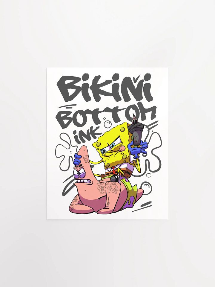 Inked in Bikini Bottom Print product image (1)