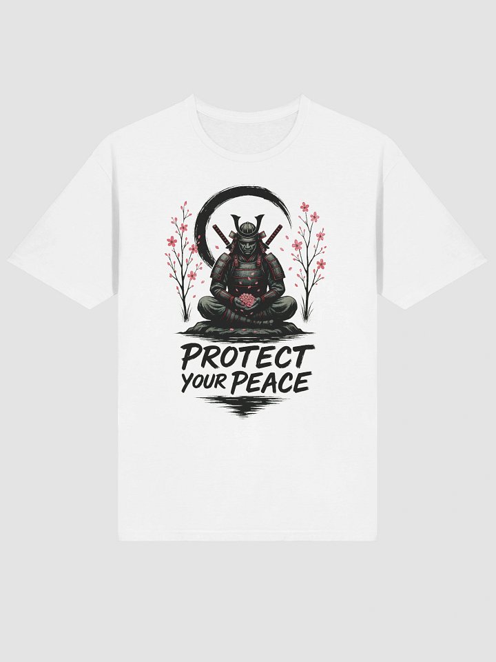 🏷️ Zen Samurai Warrior T-Shirt – Protect Your Peace Martial Arts Graphic Tee product image (1)