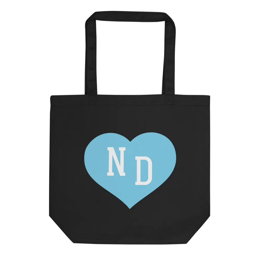 ND Heart Blue Tote product image (1)