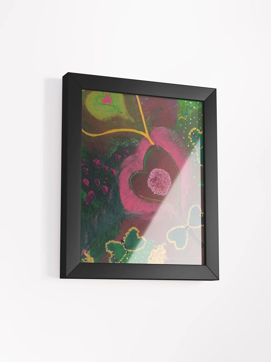 'Colours of the Heart' original Framed Art Poster product image (2)