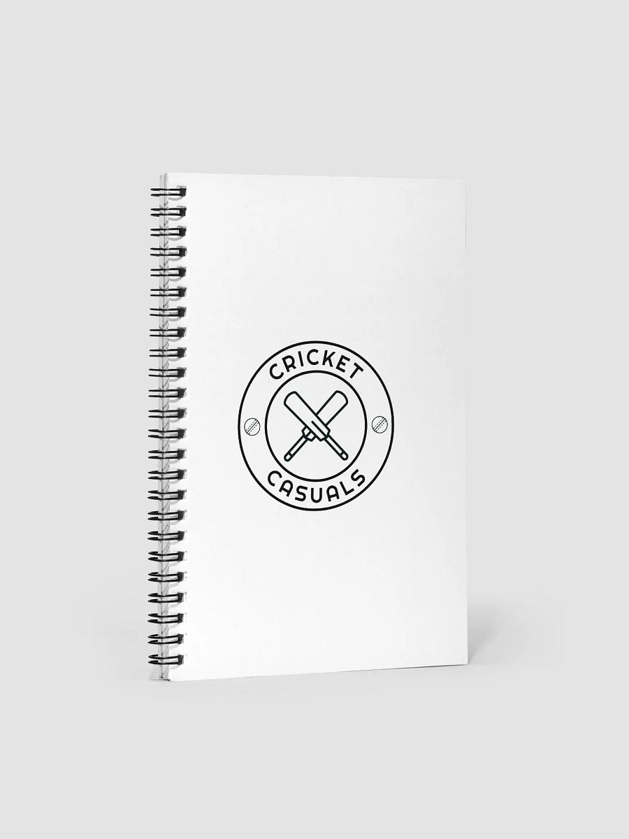 Cricket Casuals Content Creators Cup Spiral Notebook product image (1)