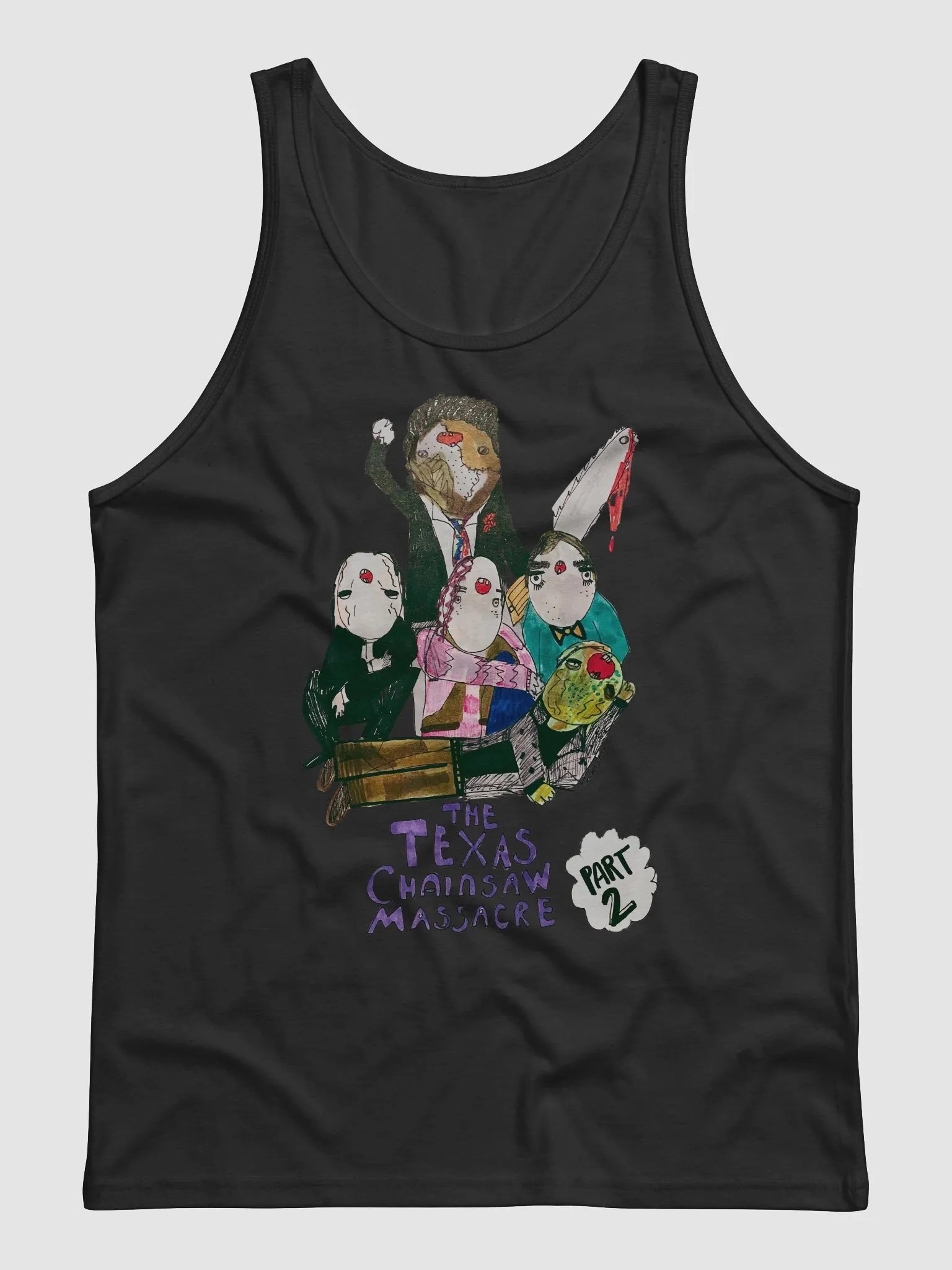 Texas Chainsaw Massacre Part Two tank top product image (1)