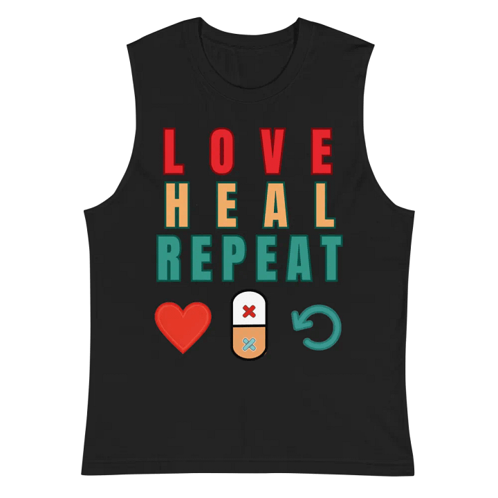 LOVE ,HEAL, REPEAT Muscle Tank product image (3)