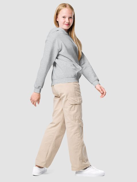 Photo showing Gildan Youth Heavy Blend Hoodie