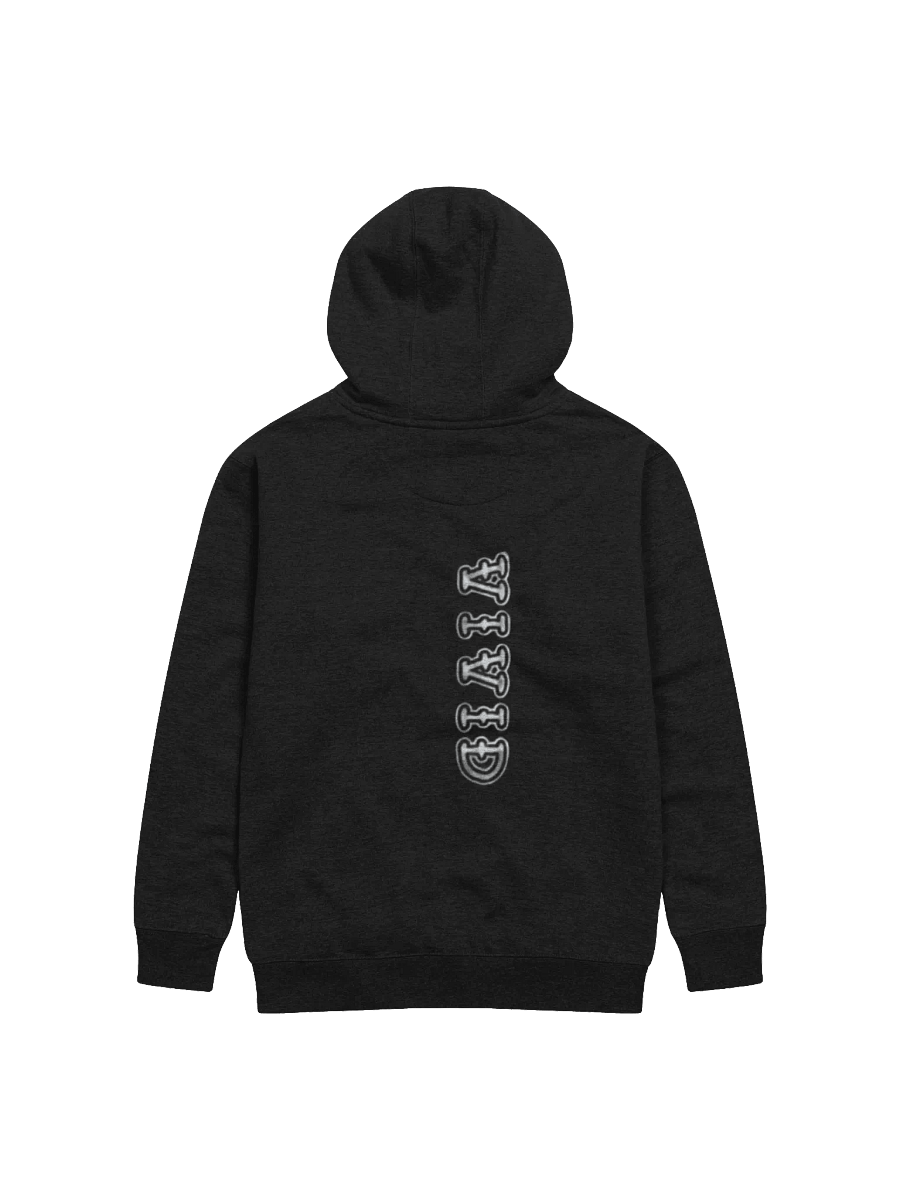 vivid black cotton unisex hoodie product image (2)