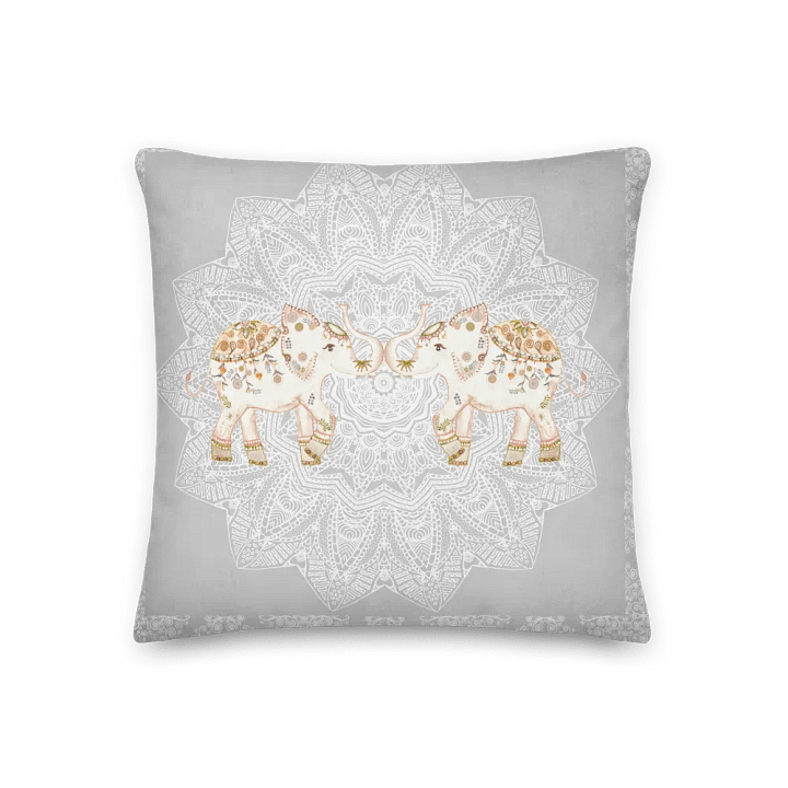 Majestic Elephant Mandala Pillow product image (1)