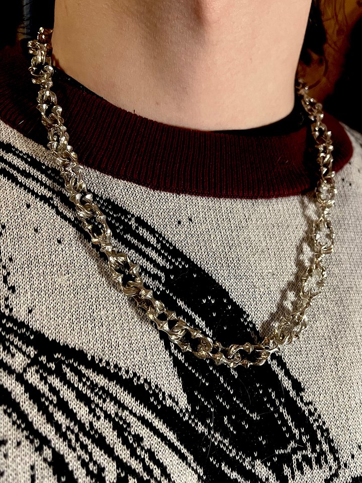 VERTEBRAE CHAIN WITH OPTIONAL PENDANTS product image (2)