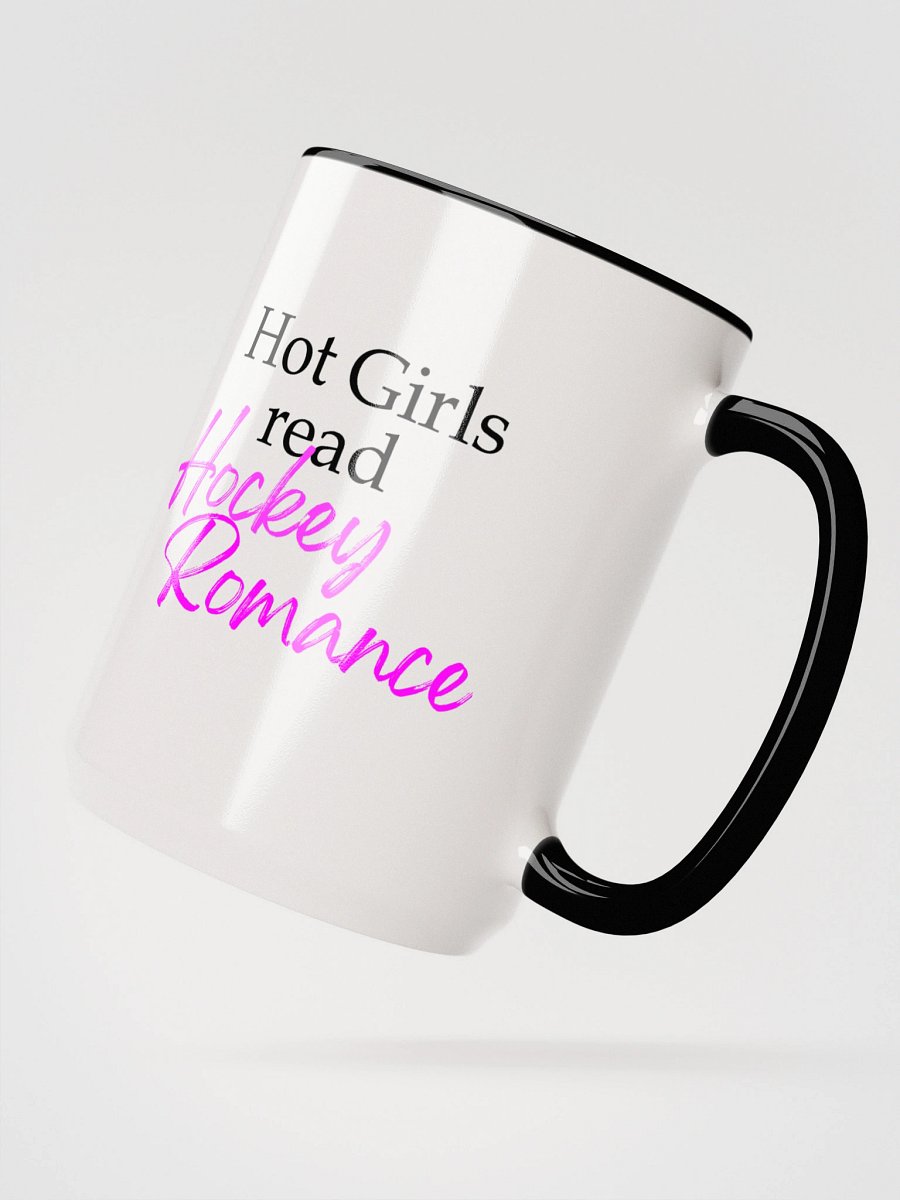 Hot Girls Read Hockey Romance - Two Tone Mug product image (3)