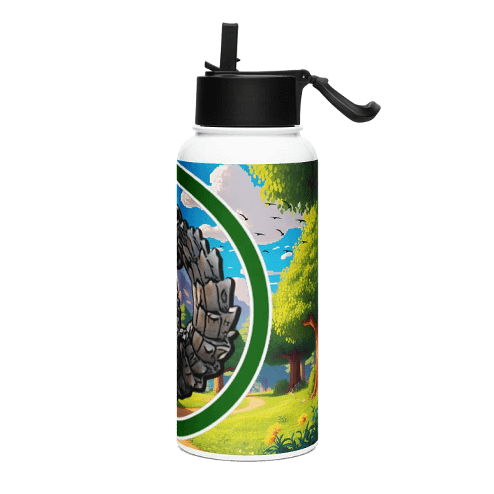 Gourde à paille Gros logo avec fond 94cl product image (2)