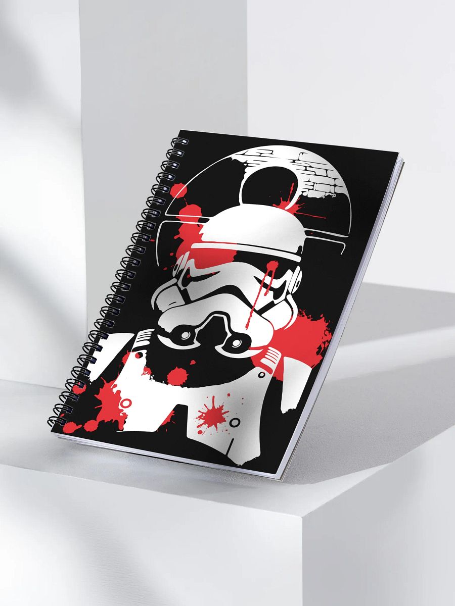 Battle Painted Storm Trooper Spiral Notebook product image (3)