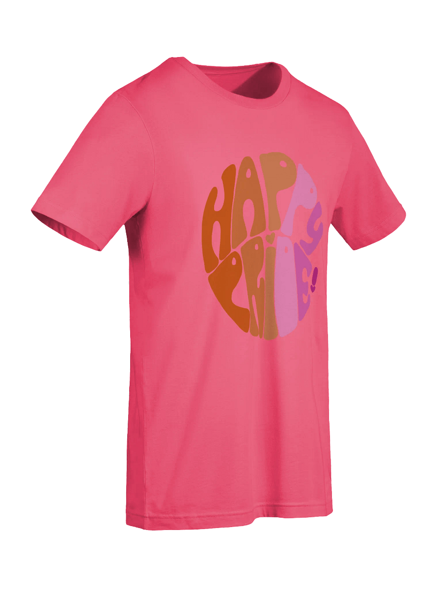 Lesbian Happy Pride big print tee product image (9)