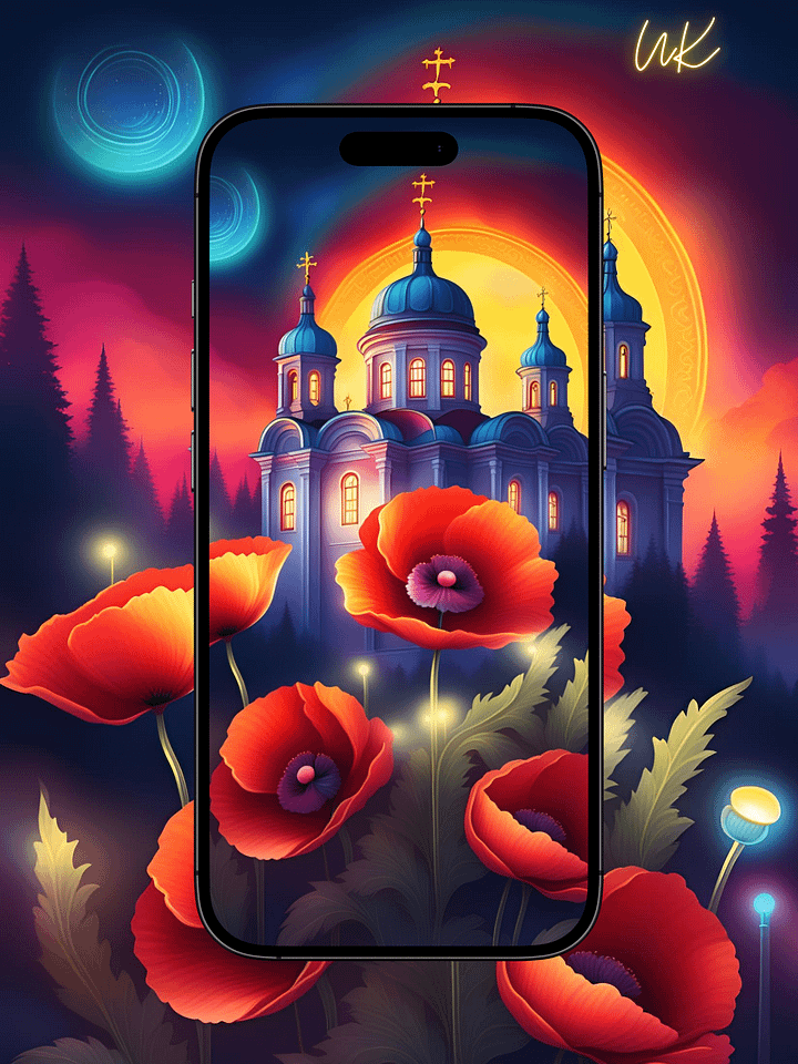 UK "Light of Liberty" Unique iPhone Wallpapers Inspired by Ukrainian History product image (1)
