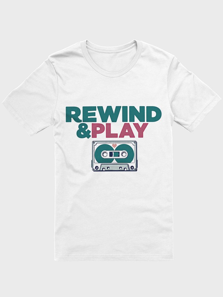 Rewind & Play Cassette Tape T-Shirt product image (2)