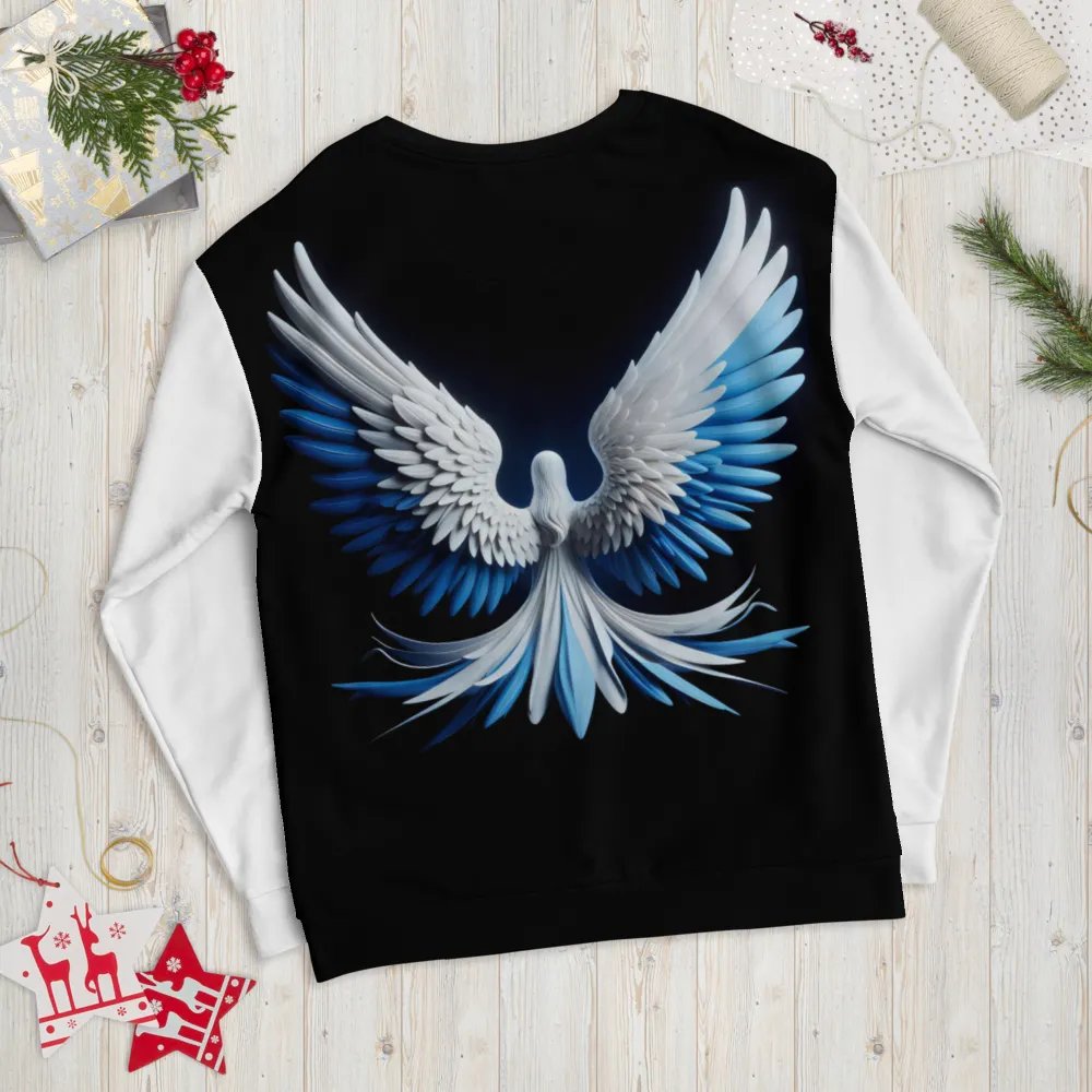 Angel and Cross - All-Over Unisex Sweatshirt #6 product image (9)