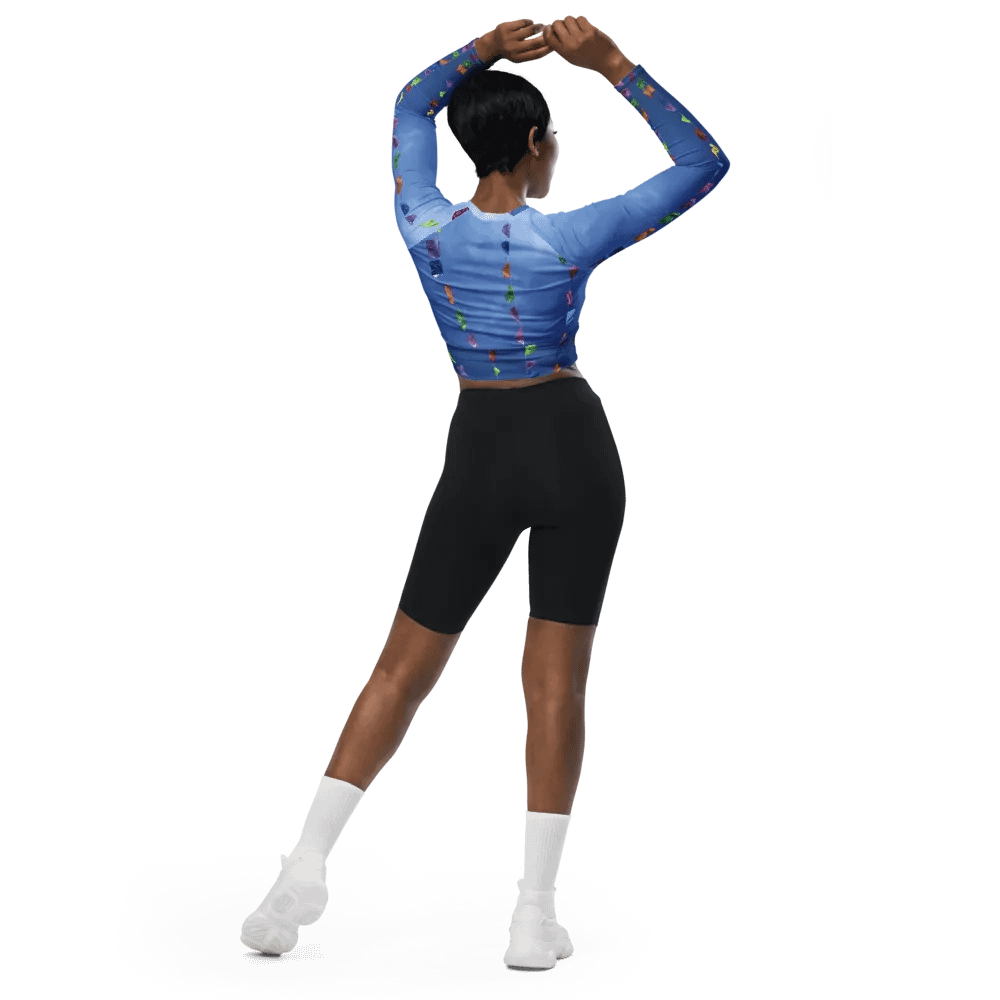 Papel Picado Long Sleeved Crop Top product image (5)