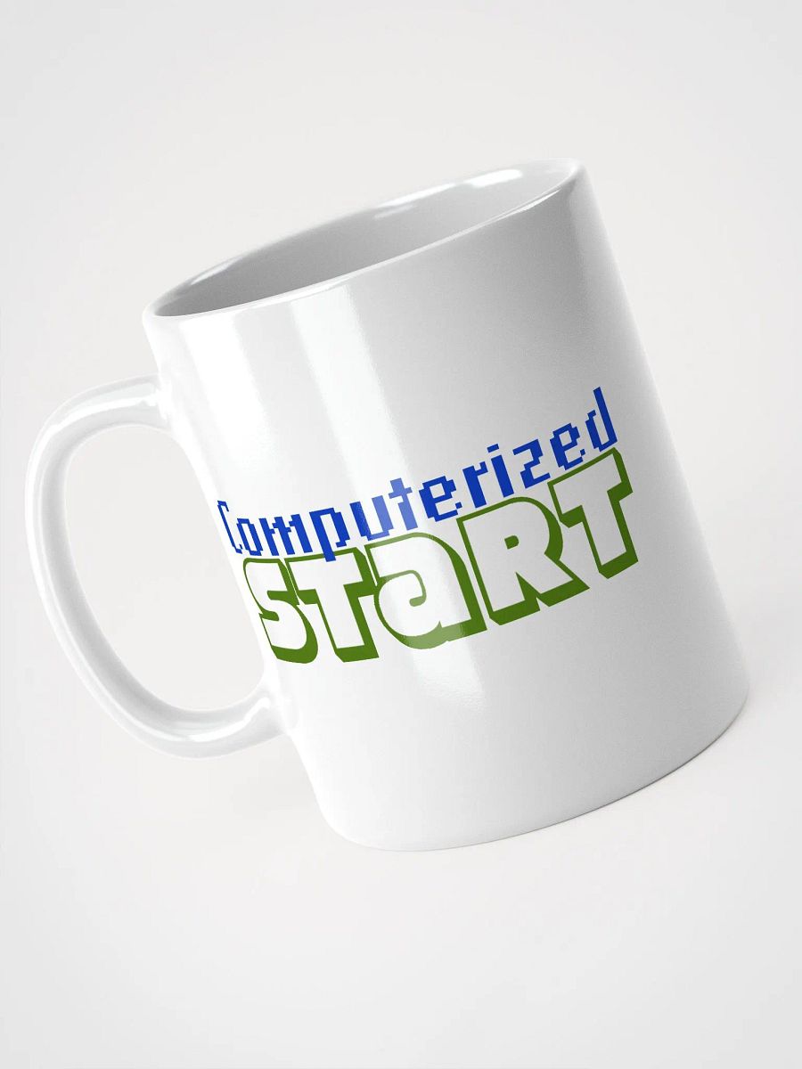 Computerized Start™ White Glossy Mug product image (8)
