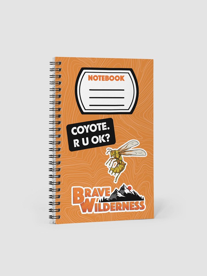 Brave Wilderness Notebook - Topographical product image (1)