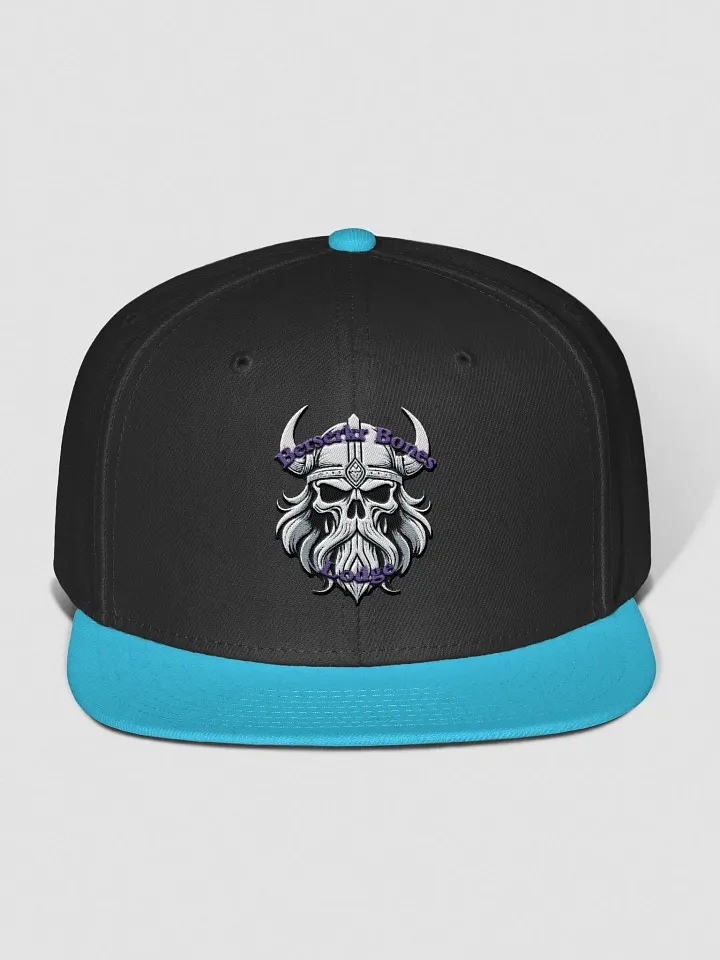 Embroidered Berserkr Bones Lodge Snapback: Viking Skull Edition product image (5)