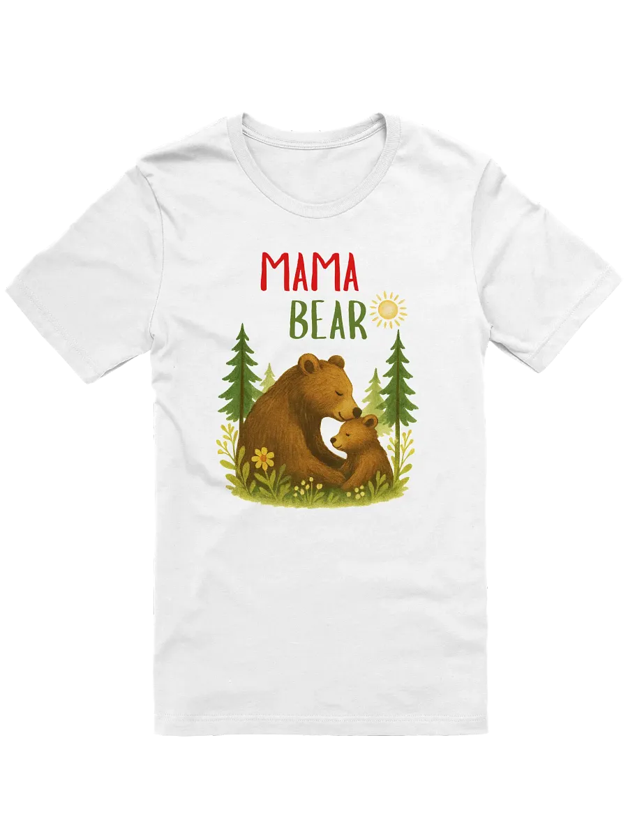 Mama Bear Nature Tee – Soft Unisex Shirt for Nature-Loving Moms product image (1)