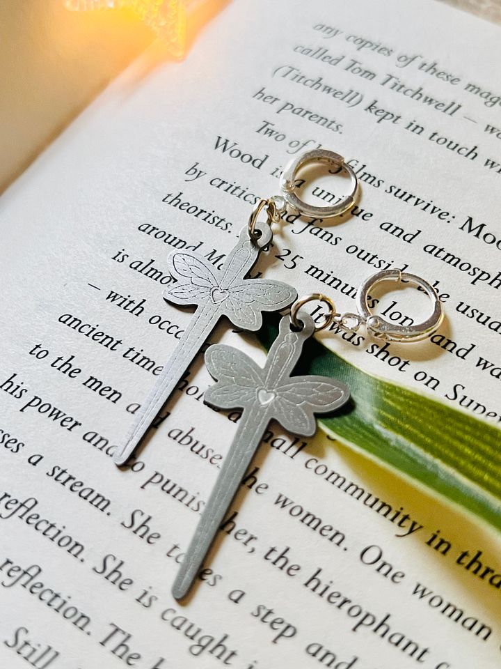 Winged Dagger Earrings product image (1)