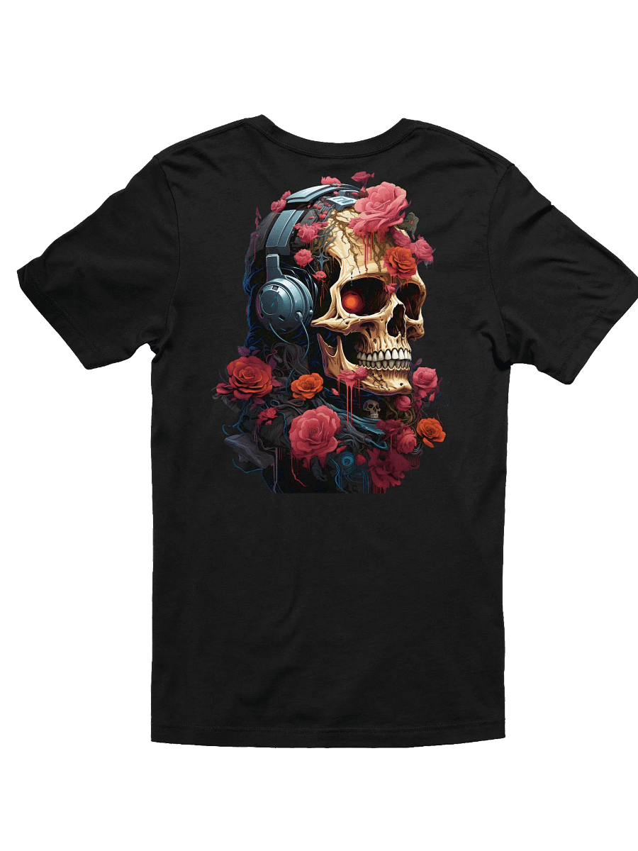 Floral Skull Graphic Oath Esports Logo T-Shirt product image (10)