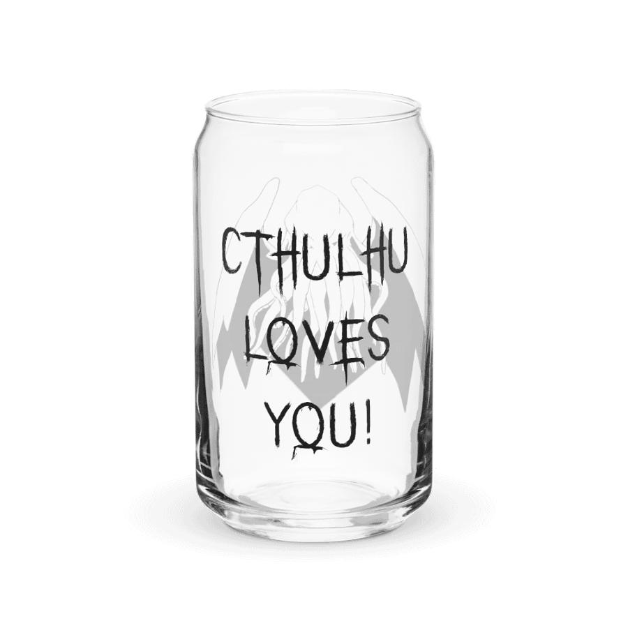Cthulhu Loves You Can Shaped Glass product image (40)