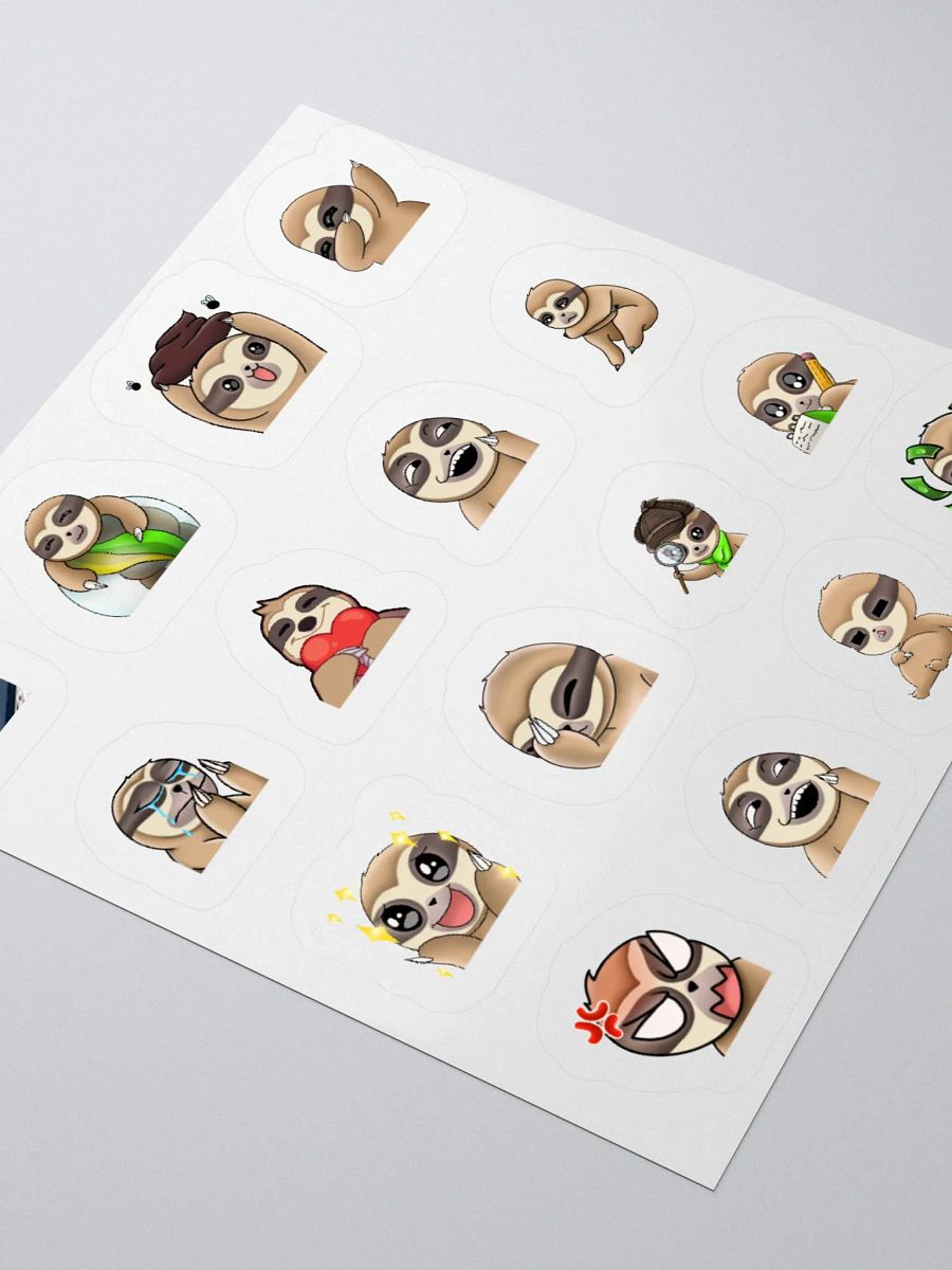 RTR Sloth Sticker Sheet product image (5)