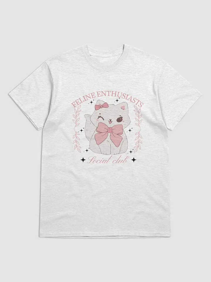 Feline Enthusiast Winking Cat T-Shirt product image (1)