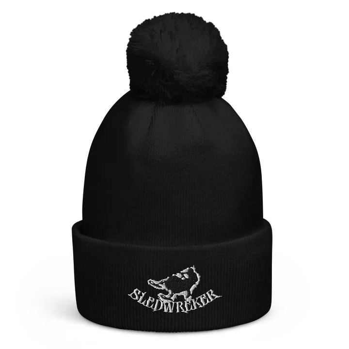 Sledwreker Beanie WIth pom product image (1)