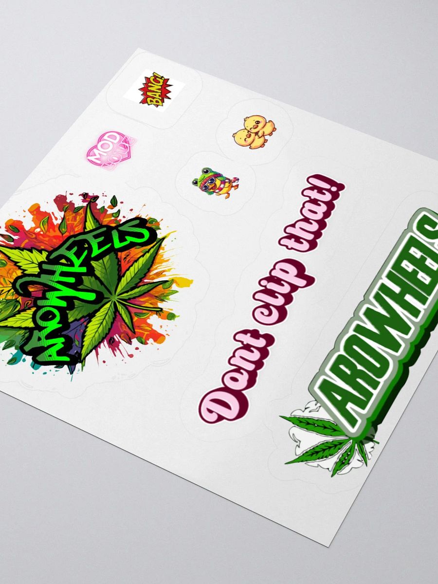 AROW sheet of cutout stickers product image (3)