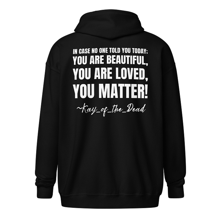 Kay_of_the_Dead Logo Zip-Up Hoodie product image (2)