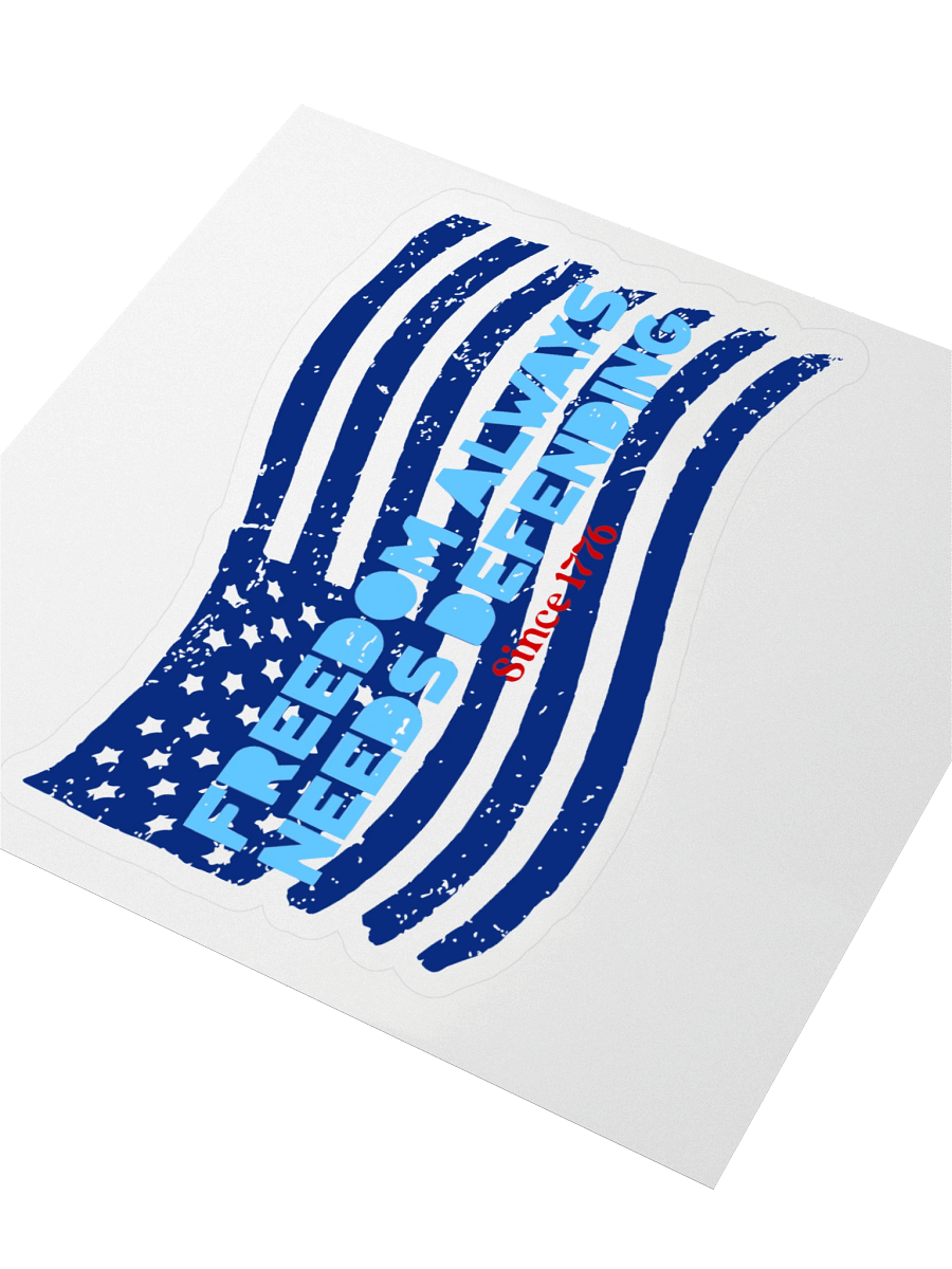 Defender of Freedom Kiss Cut Sticker product image (3)