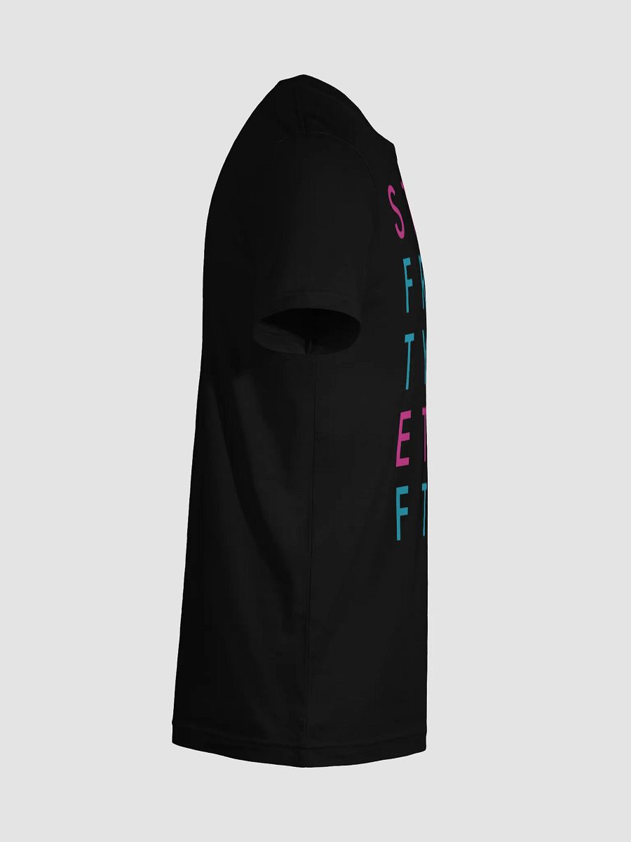 Stay Frosty & Get Lifted: Dark Mode Typography Tee product image (12)