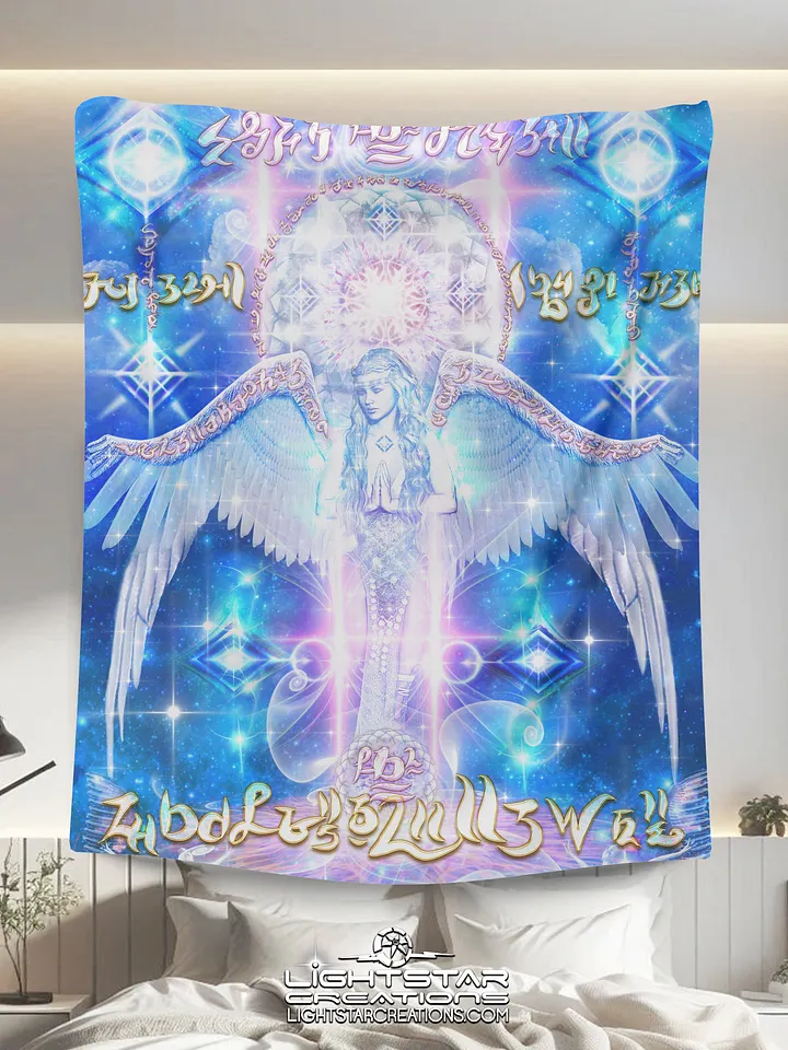 Angelic Diamond Light Light-Tech Fleece Blanket product image (1)